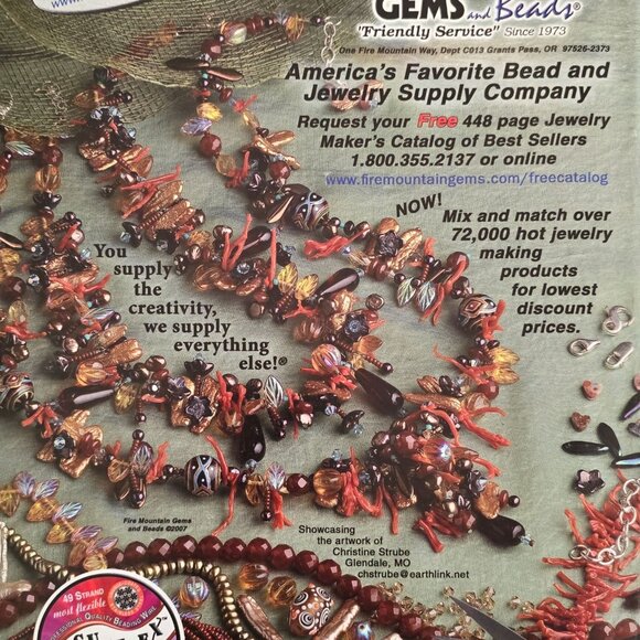 Stringing Magazine Fall 2007 100 Ideas For Making Fabulous Fall Jewelry - Picture 3 of 16